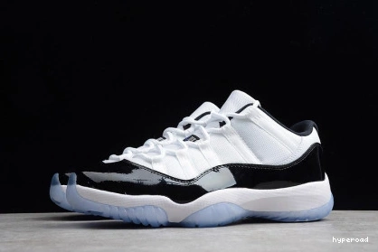 Hyperoad BLACK JORDAN MENS AIR 11 LOW WHITE RETRO 